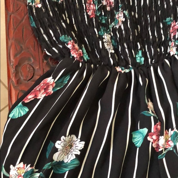 SMOCKED TOP STRAPLESS DRESS - Picture 7 of 8